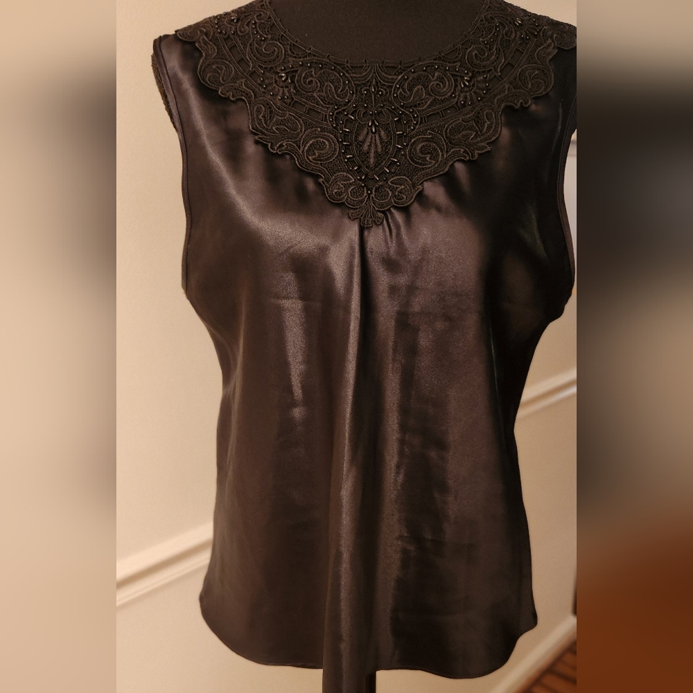 Elegant Black Sleeveless Top
